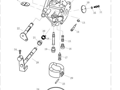 Parsun F4/F5 Vergaser